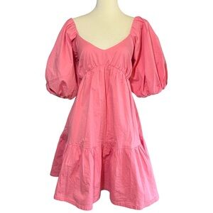 NWT Shore Davina Bubble Mini Dress In Confetti Pink